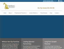 Tablet Screenshot of northernoil.com